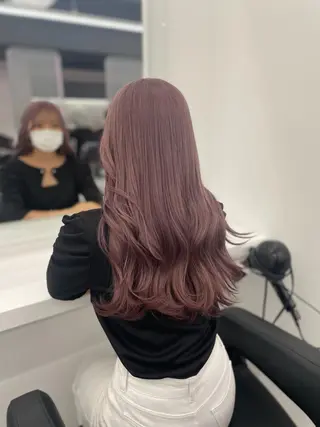 ロング 🤍韓国トレンド ヘア🤍miku🤍のヘアスタイル
