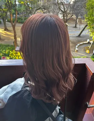 ミディアム カラー amie池袋【アミ】 Karin...のヘアスタイル
