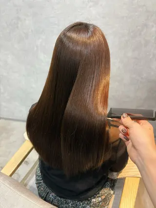 ロング 中村 ひなたのヘアスタイル