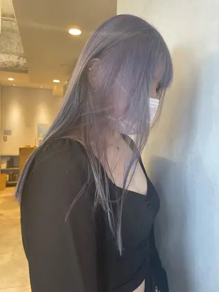 セミロング 梅田韓国ヘア kiara🩷彡のヘアスタイル