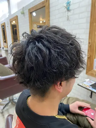 メンズ 若山 敦のヘアスタイル