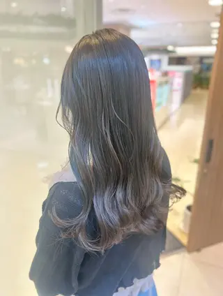 ロング カラー 艶質改善/縮毛矯正 ササキナツミのヘアスタイル