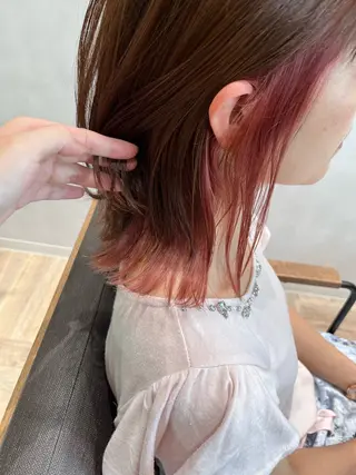 ミディアム カラー AVANCE.西宮北口所属・AVANCE. 古川楓のヘアスタイル