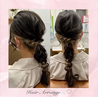ロング ヘアアレンジ 推し活美容師 🩵 Hayashiのヘアスタイル