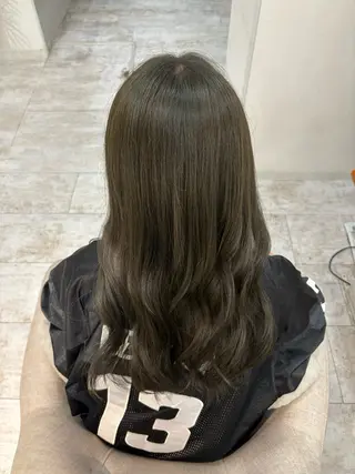 ロング カラー ate.心斎橋 まゆのヘアスタイル