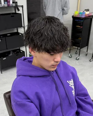 パーマ メンズ シャドウパーマ/ メンズ/KENTAのヘアスタイル