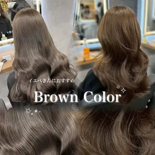 カラー 韓国風艶カラー 🎀𝐒𝐀𝐇𝐎のヘアスタイル