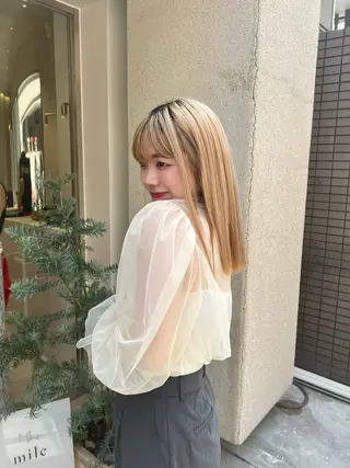セミロング mei 🌔 ショート・ボブカットのヘアスタイル