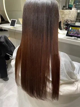 セミロング まいか🤎髪質改善 ミルクティーボブ🎀のヘアスタイル