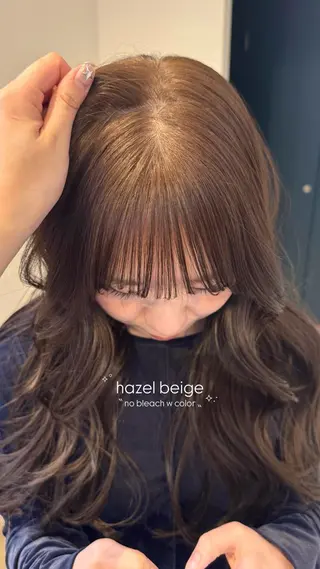 ロング カラー ヘアアレンジ ᵐⁱᵏⁱᵏᵒ /暖色･透明感カラーのヘアスタイル