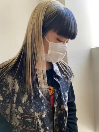 ロング カラー ヘアアレンジ 🌈HMhair🌈 home池袋のヘアスタイル