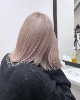 ショート カラー 🔷ダブルカラーハイ トーン🔷櫻井走のヘアスタイル