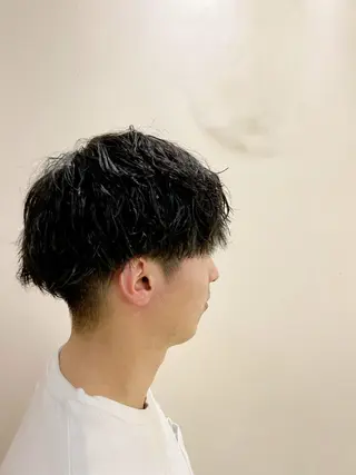 パーマ メンズ デザインカラー/ 推しの配色　肥後のヘアスタイル