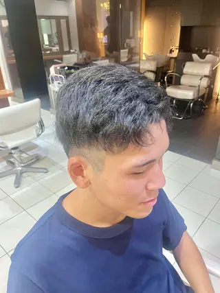 ショート メンズ ⛓️メンズパーマの神 ⛓️Yoshiyaのヘアスタイル