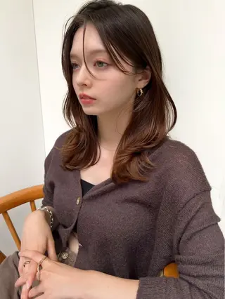 ロング 美人レイヤーカット 後藤健一のヘアスタイル