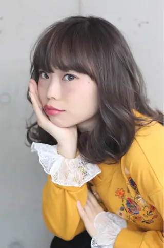 ミディアム カラー Lumderica(ラムデリカ)所属・横浜/元町/石川町 ラムデリカYUKAのヘアスタイル