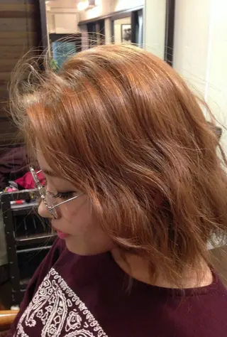 ショート ミディアム カラー パーマ TRUNS髪質改善所属・100%髪質改善特化 TRUNSのヘアスタイル