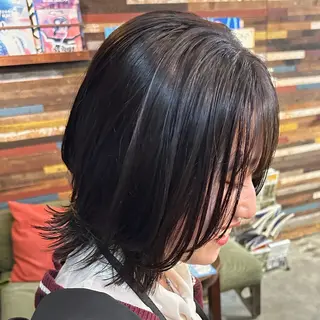 ミディアム ボブ/ショート /🦋服部ルミナ🦋のヘアスタイル