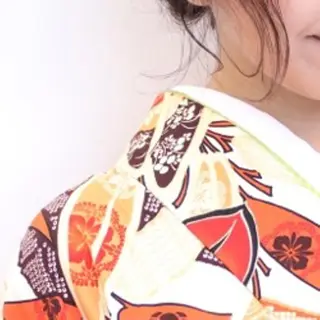 ショート パーマ ヘアアレンジ 艶髪カラー&ウルフ フルカワ ヒロズミのヘアスタイル