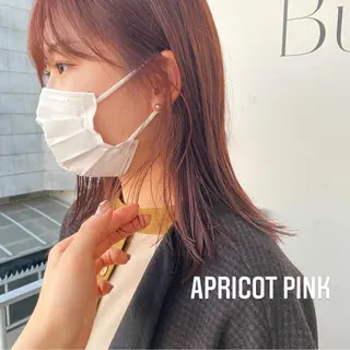 ミディアム カラー パーマ ヘアアレンジ メンズ キッズ ネイル マツエク・マツパ モリモト サナのヘアスタイル