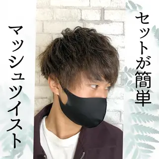 パーマ メンズ 佐野 優斗のヘアスタイル