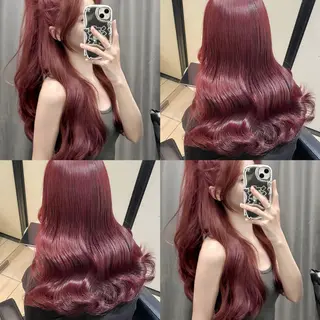 ロング カラー kana ブリーチなしカラー✨のヘアスタイル