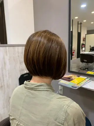 ショート レイヤー/ナチュラル 特化西宮北口/みなみのヘアスタイル