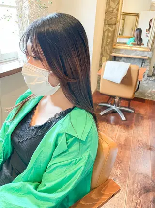 ロング gram岡崎南 KYOKOのヘアスタイル