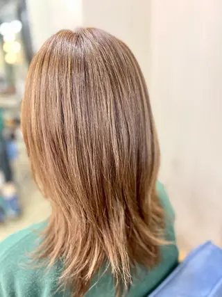 セミロング カラー 髪質改善✨艶カラー MASAYAのヘアスタイル