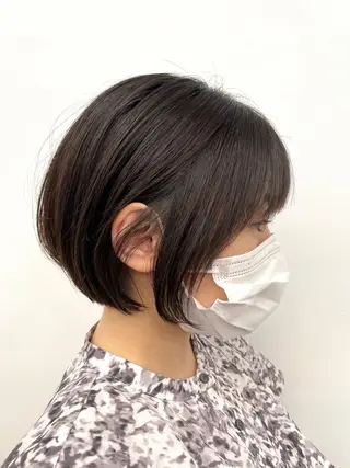 ショート カラー 笠原 健人のヘアスタイル