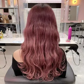 ミディアム カラー 💗爆美女製造機💗 ハイトーン-髪質改善のヘアスタイル