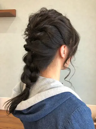 ミディアム 大野 まゆのヘアスタイル