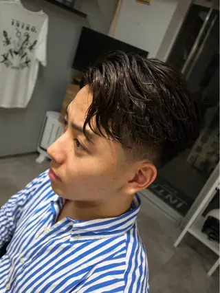 ショート パーマ メンズ INTRO SHIBUYA by Fi-Ne所属・💈メンズフェード 特化DAIYA💈のヘアスタイル