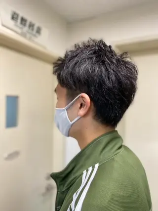 ショート メンズ kazu 店長のヘアスタイル
