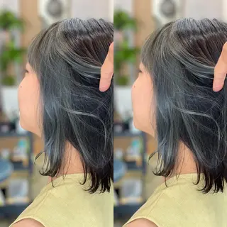 ミディアム カラー Snaly カラー特化ページのヘアスタイル