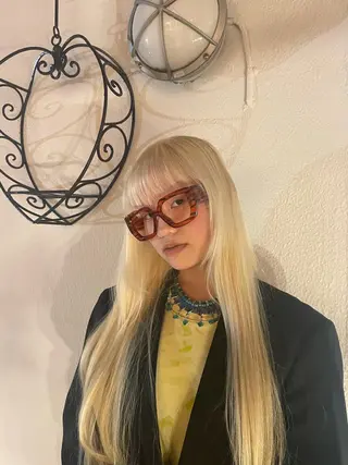 ロング カラー ケアパーマ/ブリーチ daisukeのヘアスタイル