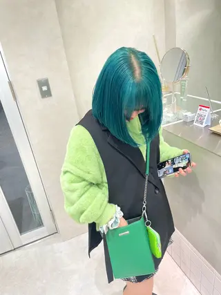 ショート カラー 韓国ヘア/レイヤー Londエレンのヘアスタイル