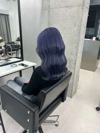 ロング カラー ヘアアレンジ 👑垢抜け韓国ヘア ハッシュカット唯澄のヘアスタイル