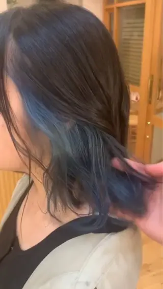 カラー 松下 颯のヘアスタイル