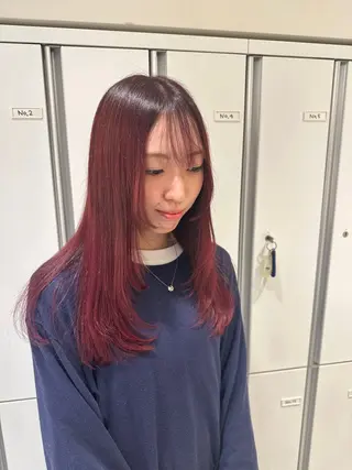 ロング カラー 🌷韓国風艶カラー Miku🌷のヘアスタイル