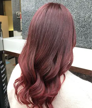 ロング カラー 韓国/インナーカラー 🍑YUI🍑のヘアスタイル