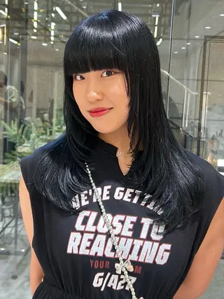 ロング カラー 🦋sana🦋 似合わせカット✁のヘアスタイル