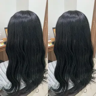 ロング カラー ヘアアレンジ 盛れる韓国ヘア♡ 🌻鈴木花🌈のヘアスタイル