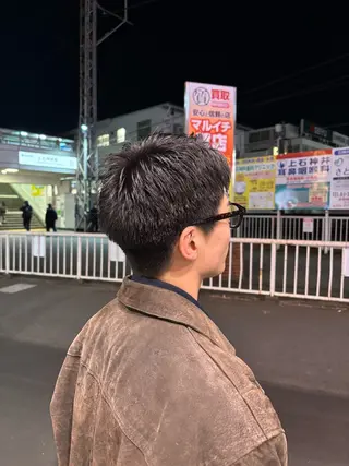 ショート メンズ 福田 一士のヘアスタイル