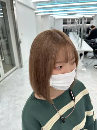 ショート カラー ダブルカラー 韓国ヘアKYONのヘアスタイル