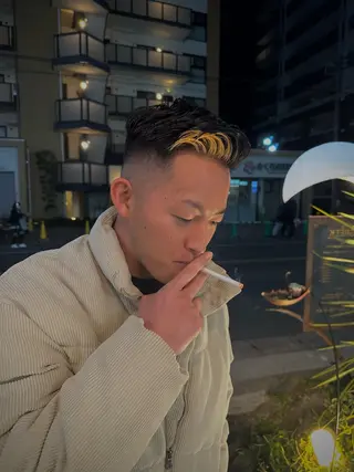 ショート カラー メンズ KAKERU/ボブ/ ショート/パーマ🌱のヘアスタイル