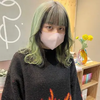 セミロング カラー cope'u  emu所属・cope'u moneのヘアスタイル