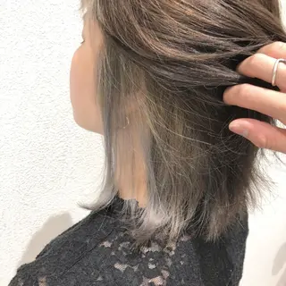 ミディアム 岸 保奈美のヘアスタイル