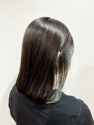 ミディアム Annon プライベートサロンのヘアスタイル