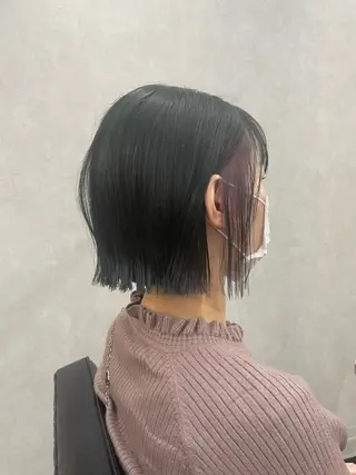 ショート カラー いなみね はるきのヘアスタイル